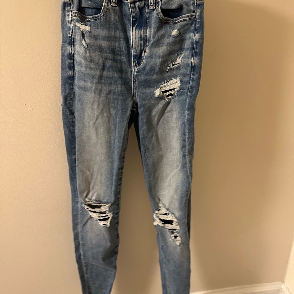 American Eagle Outfitters Blue Skinny Jeans